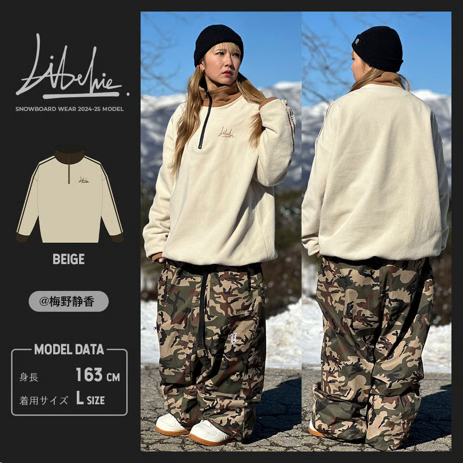 30％OFF 24-25【Libelice】フリース　プルオーバー