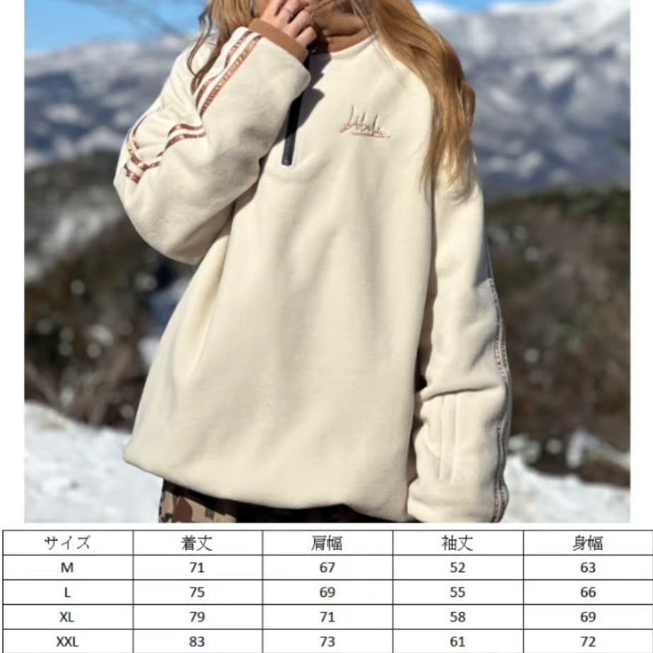 30％OFF 24-25【Libelice】フリース　プルオーバー